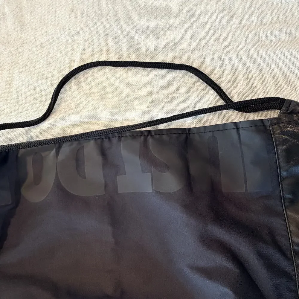 Nike Butler Bulldogs Soccer Drawstring Gym Sack Bag Black Just Do It Swoosh